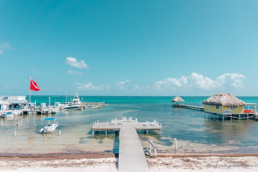 Getting to San Pedro, Belize Blue Eyed Compass