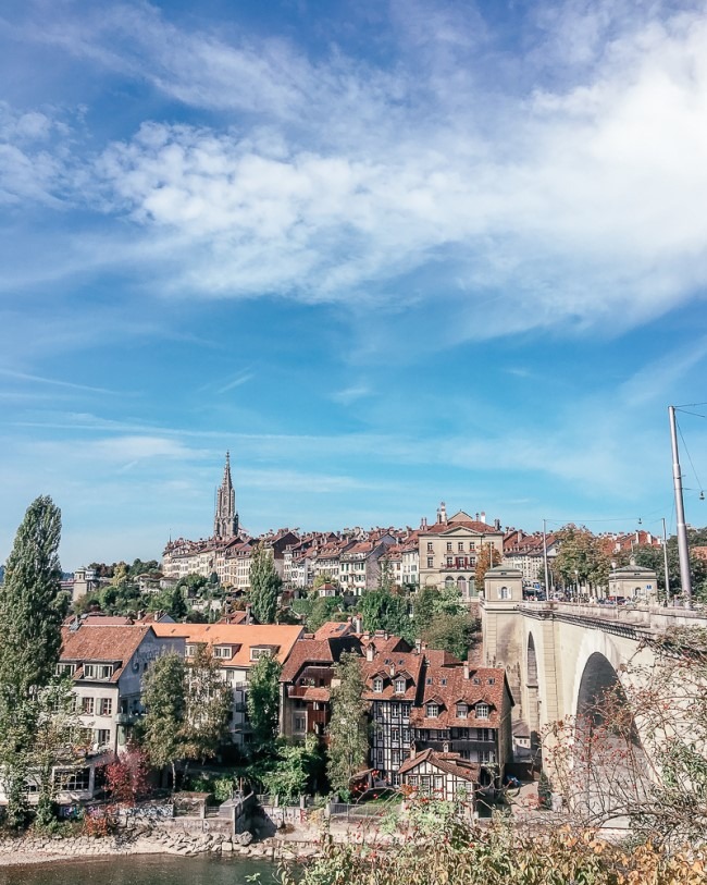 View of Bern from Barenpark, Blue Eyed Compass
