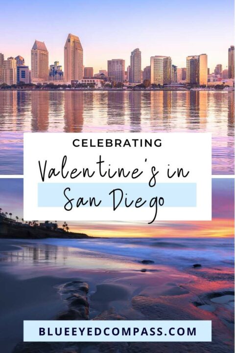 Valentine's Day At Sunset Cliffs National Park Greeting Card | San Diego California | Blank Inside