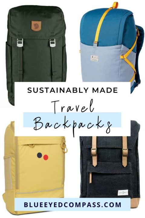 Sustainable Travel Backpacks – Blue Eyed Compass