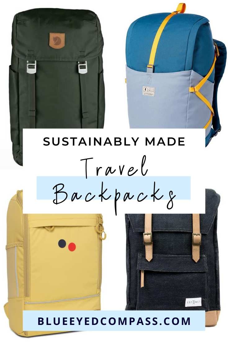 Sustainable Travel Backpacks – Blue Eyed Compass