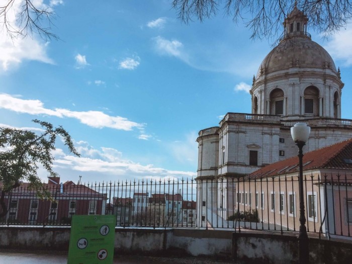 Sao Vicente de Fora Church in Lisbon, Blue Eyed Compass