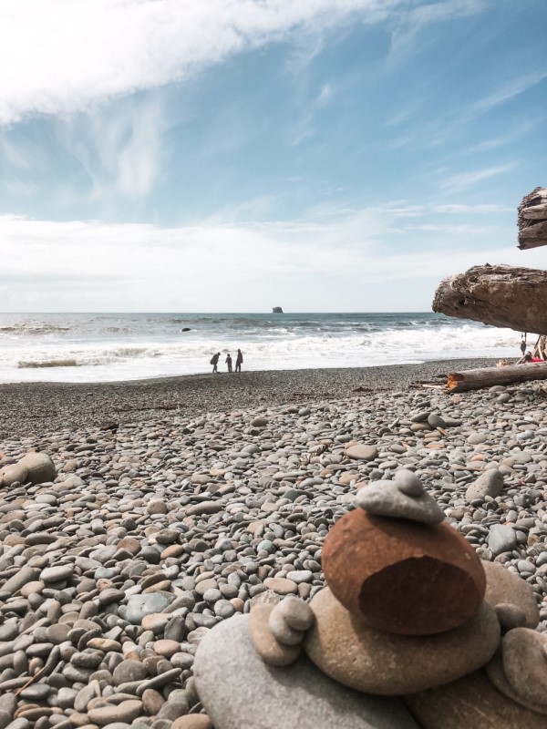 Rialto Beach, Olymic Peninsula,Blue Eyed Compass